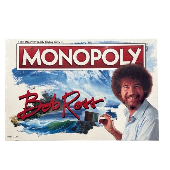 Hasbro Bob Ross Monopoly Board Game New in Package Art Artist Joy of Painting - Picture 1 of 9